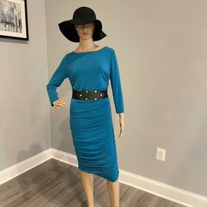 Catherine Malandrino stretchy midi dress